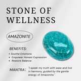 Amazonite Bead Bracelet-Helmsman Crystal