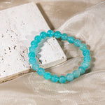 Amazonite Bead Bracelet-Helmsman Crystal
