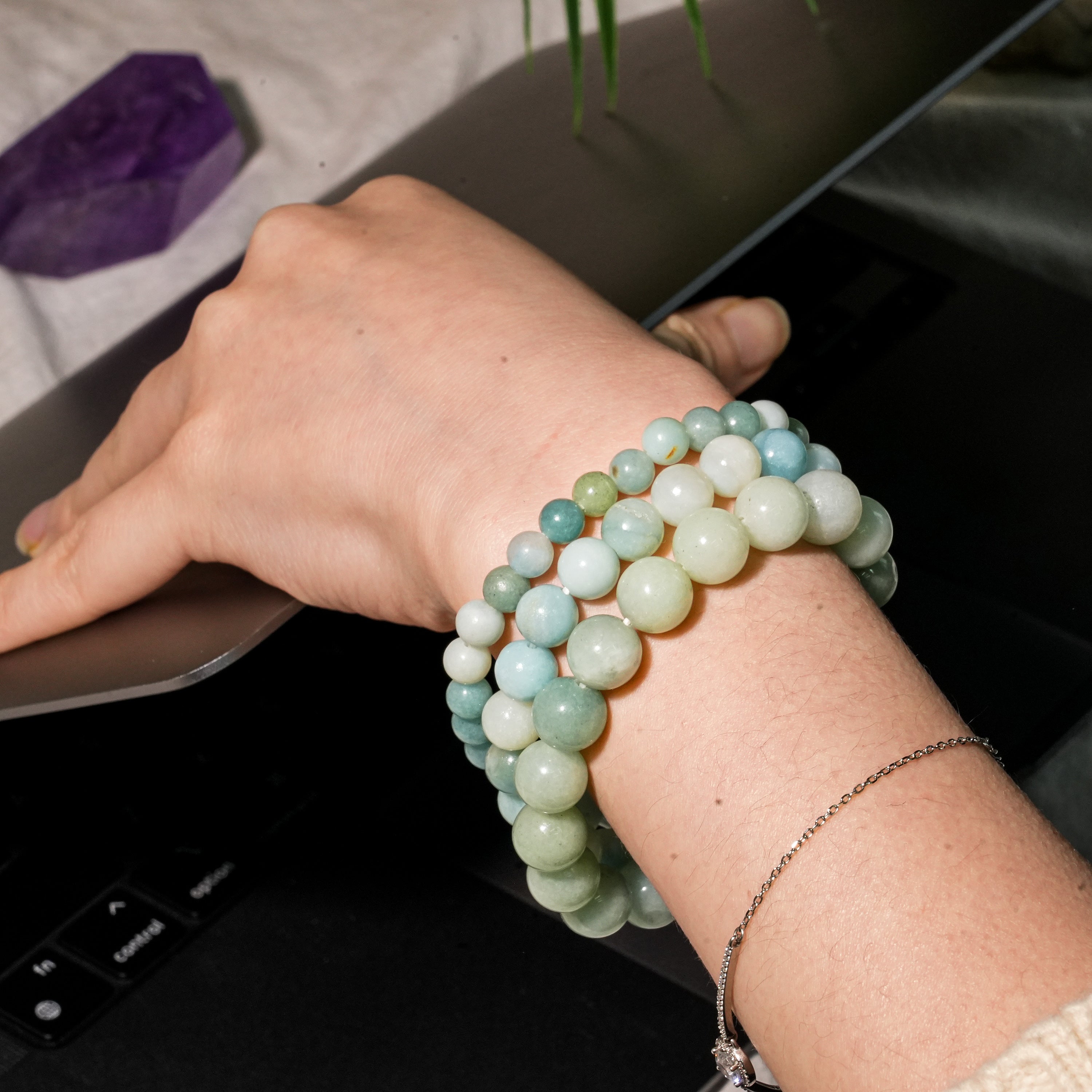 Amazonite Bracelet-Helmsman Crystal