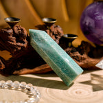 Amazonite Point-Helmsman Crystal