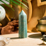 Amazonite Point-Helmsman Crystal