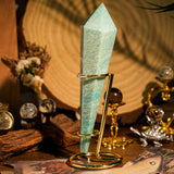 Amazonite Wand Ornament-Helmsman Crystal