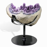 Amethyst Raw Cluster Ornament-Helmsman Crystal