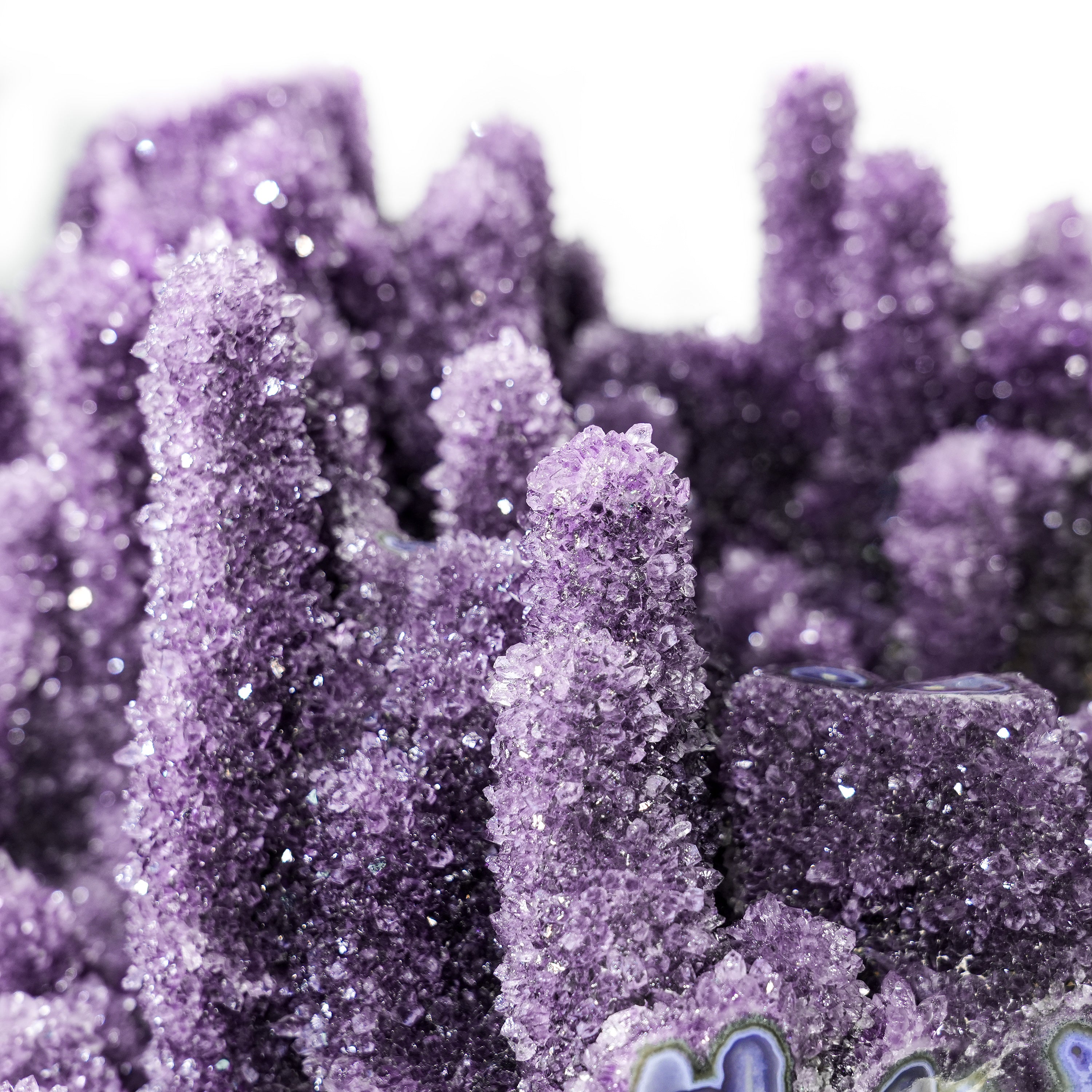 Amethyst Raw Cluster Ornament-Helmsman Crystal