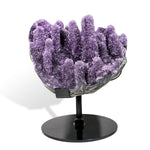Amethyst Raw Cluster Ornament-Helmsman Crystal