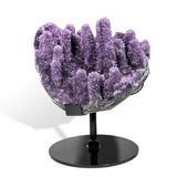 Amethyst Raw Cluster Ornament-Helmsman Crystal