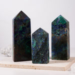 Azurite Tower-Helmsman Crystal