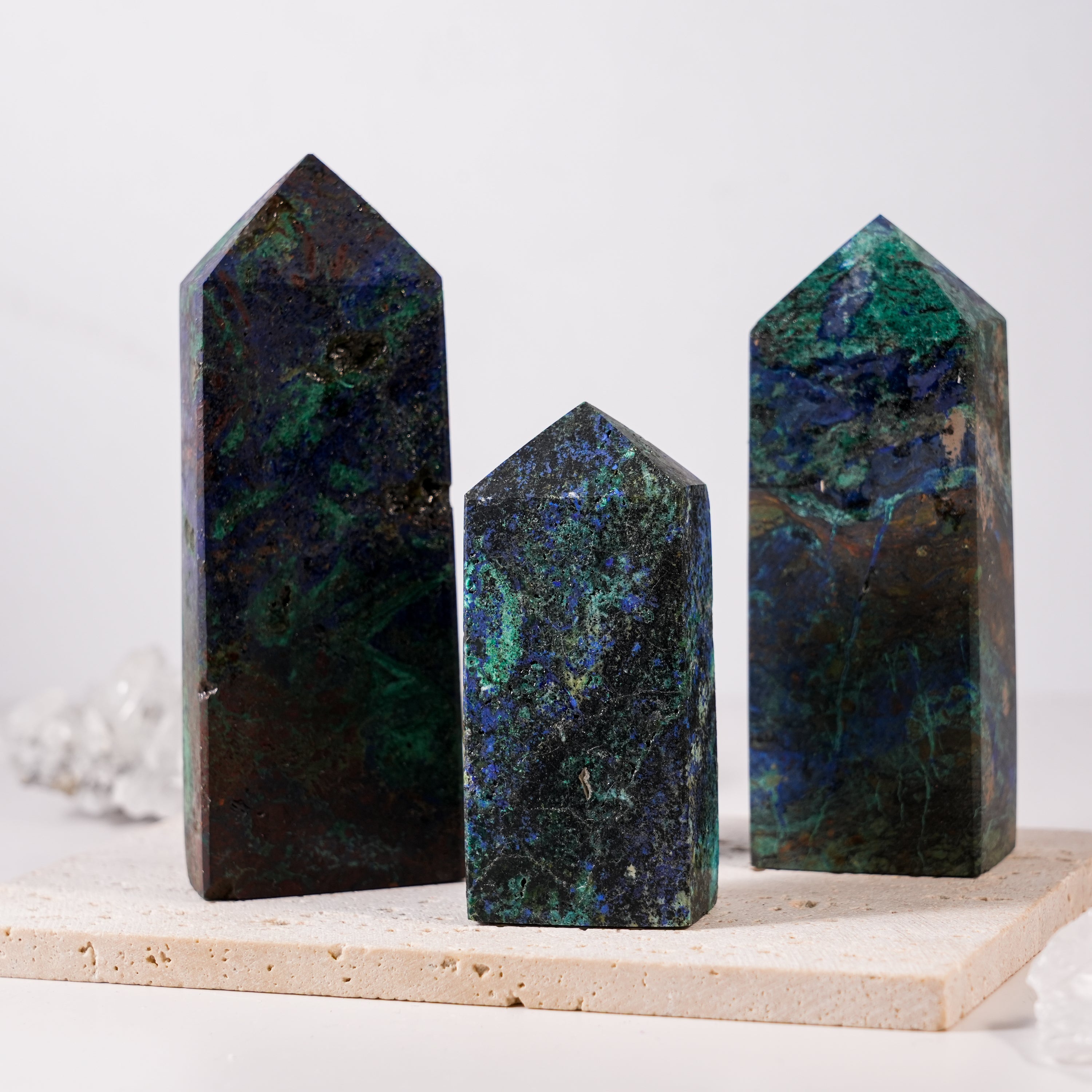 Azurite Tower-Helmsman Crystal
