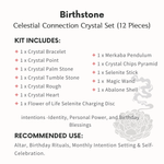Birthstone Crystal Ritual Set-Helmsman Crystal