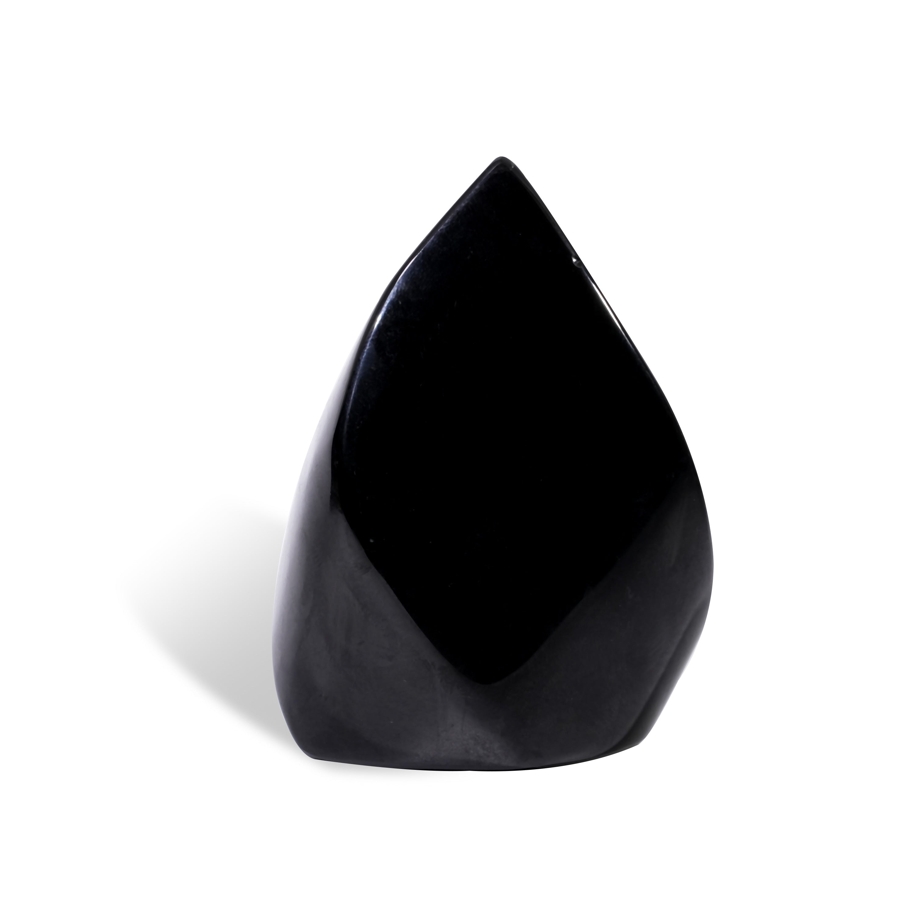 Black Obsidian Flame Freeform-Helmsman Crystal