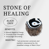 Black Onyx Sphere-Helmsman Crystal