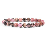 Black Rhodonite Bracelet-Helmsman Crystal