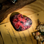 Black Rhodonite Heart-Helmsman Crystal