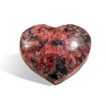 Black Rhodonite Heart-Helmsman Crystal