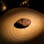 Black Rhodonite Palm Stone-Helmsman Crystal