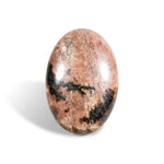 Black Rhodonite Palm Stone-Helmsman Crystal