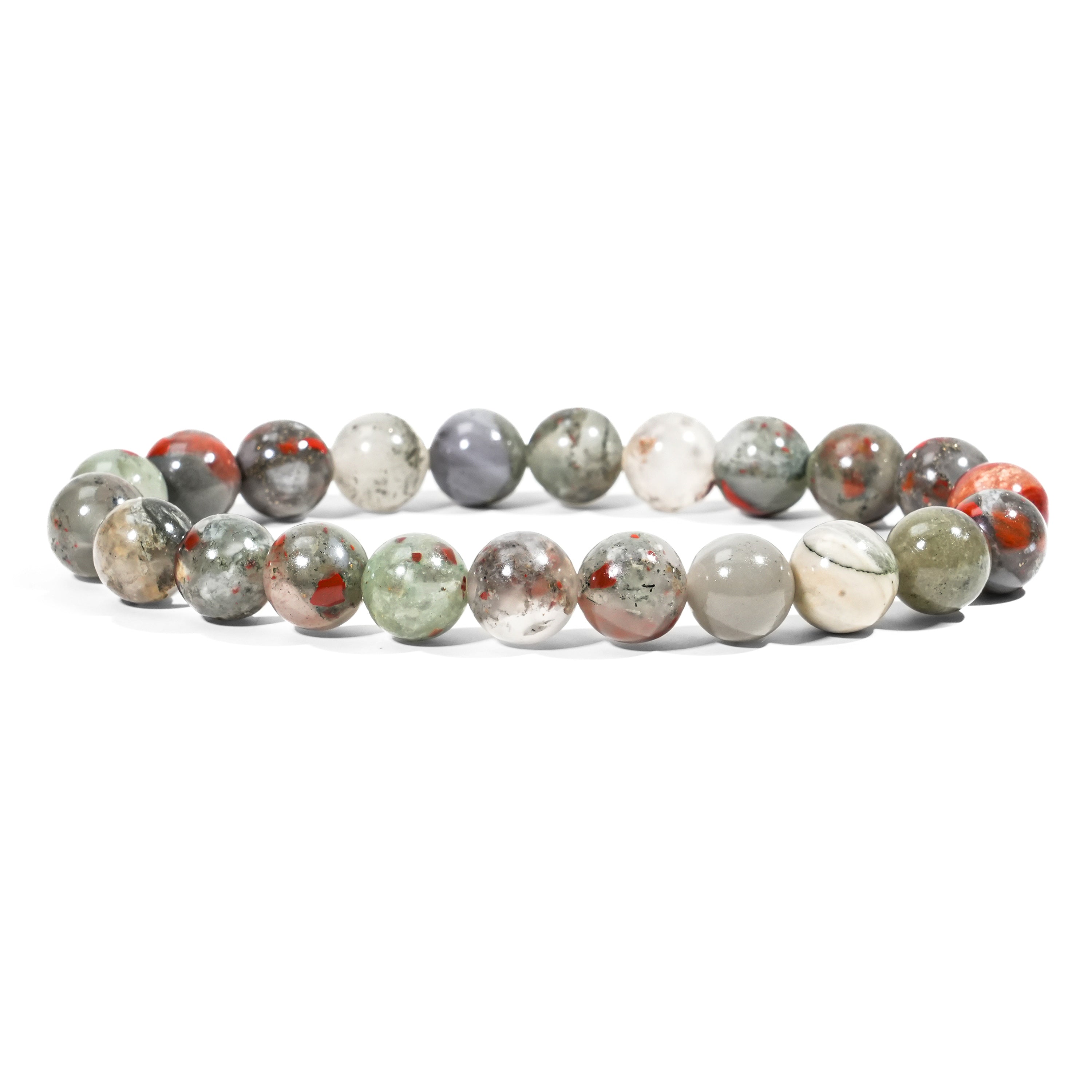 Blood Stone Bracelet-Helmsman Crystal