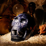 Blue Aventurine Skull-Helmsman Crystal