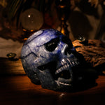 Blue Aventurine Skull-Helmsman Crystal