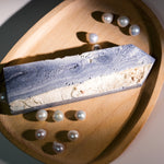 Blue Coral Fossil Tower-Helmsman Crystal