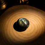 Blue Labradorite Palm Stones-Helmsman Crystal