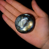 Blue Labradorite Palm Stones-Helmsman Crystal