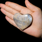 Blue Moonstone Heart-Helmsman Crystal