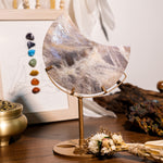 Blue Moonstone Moon Ornament-Helmsman Crystal