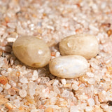 Blue Moonstone Tumbled Stone Set-Helmsman Crystal