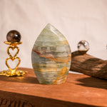 Blue Onyx Flame Freeform-Helmsman Crystal