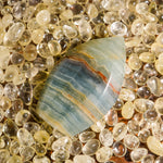 Blue Onyx Flame Freeform-Helmsman Crystal