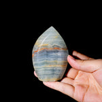 Blue Onyx Flame Freeform-Helmsman Crystal