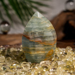 Blue Onyx Flame Freeform-Helmsman Crystal