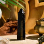 Blue Tiger Eye Stone Point-Helmsman Crystal