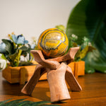 Bumblebee Jasper Sphere-Helmsman Crystal