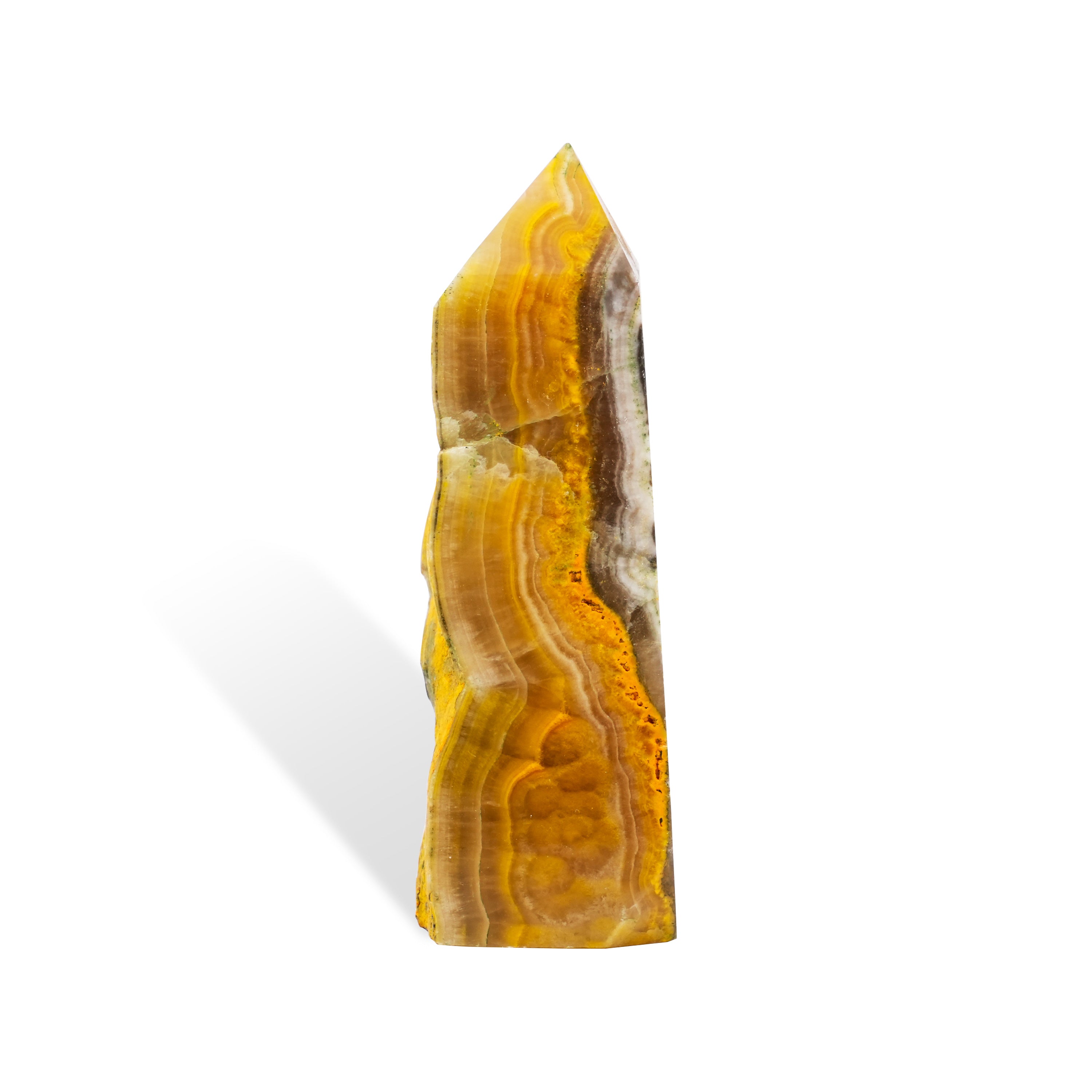 Bumblebee Jasper Tower-Helmsman Crystal