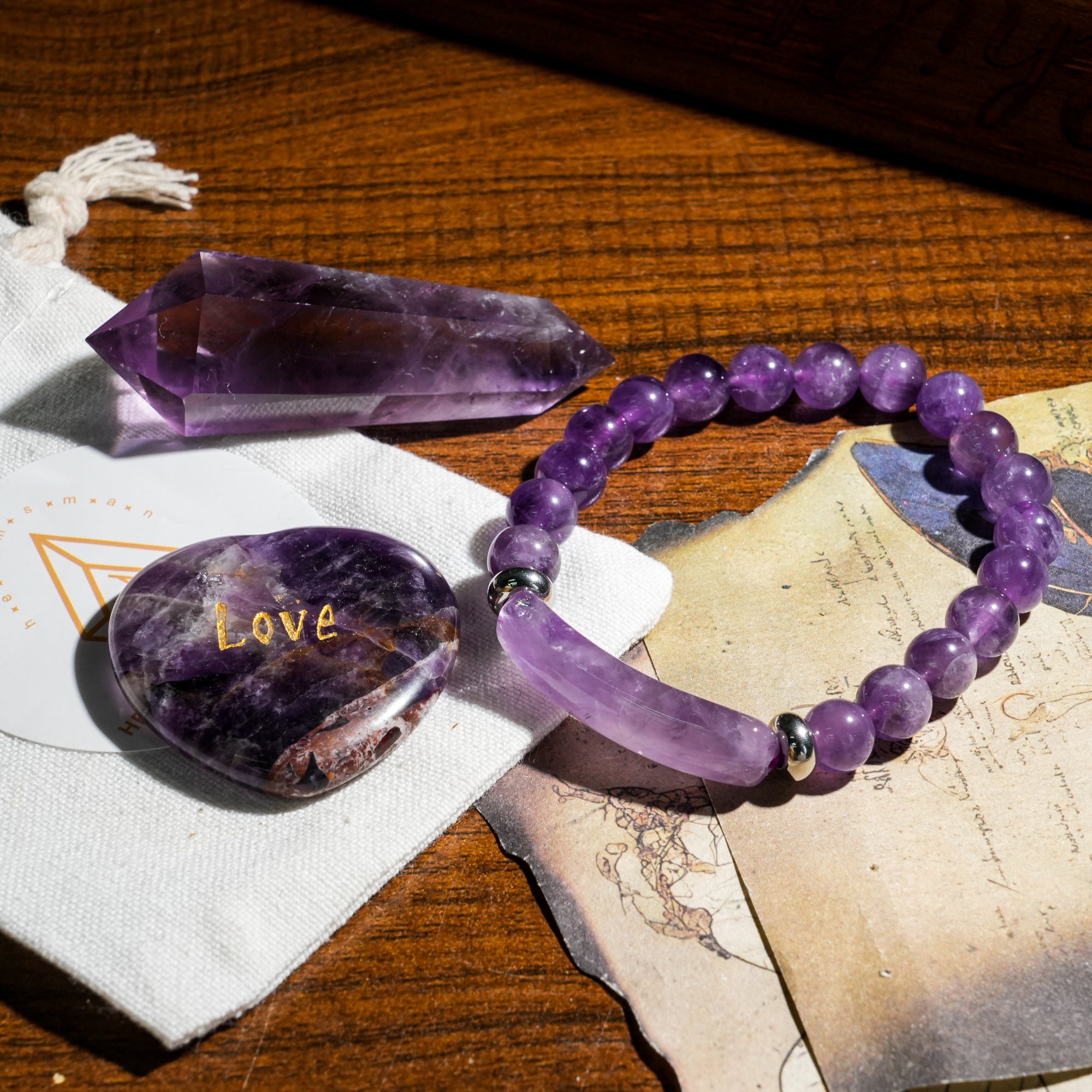 Calm Mind Crystal Ritual Set-Helmsman Crystal