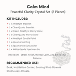 Calm Mind Crystal Ritual Set-Helmsman Crystal