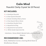 Calm Mind Crystal Ritual Set-Helmsman Crystal