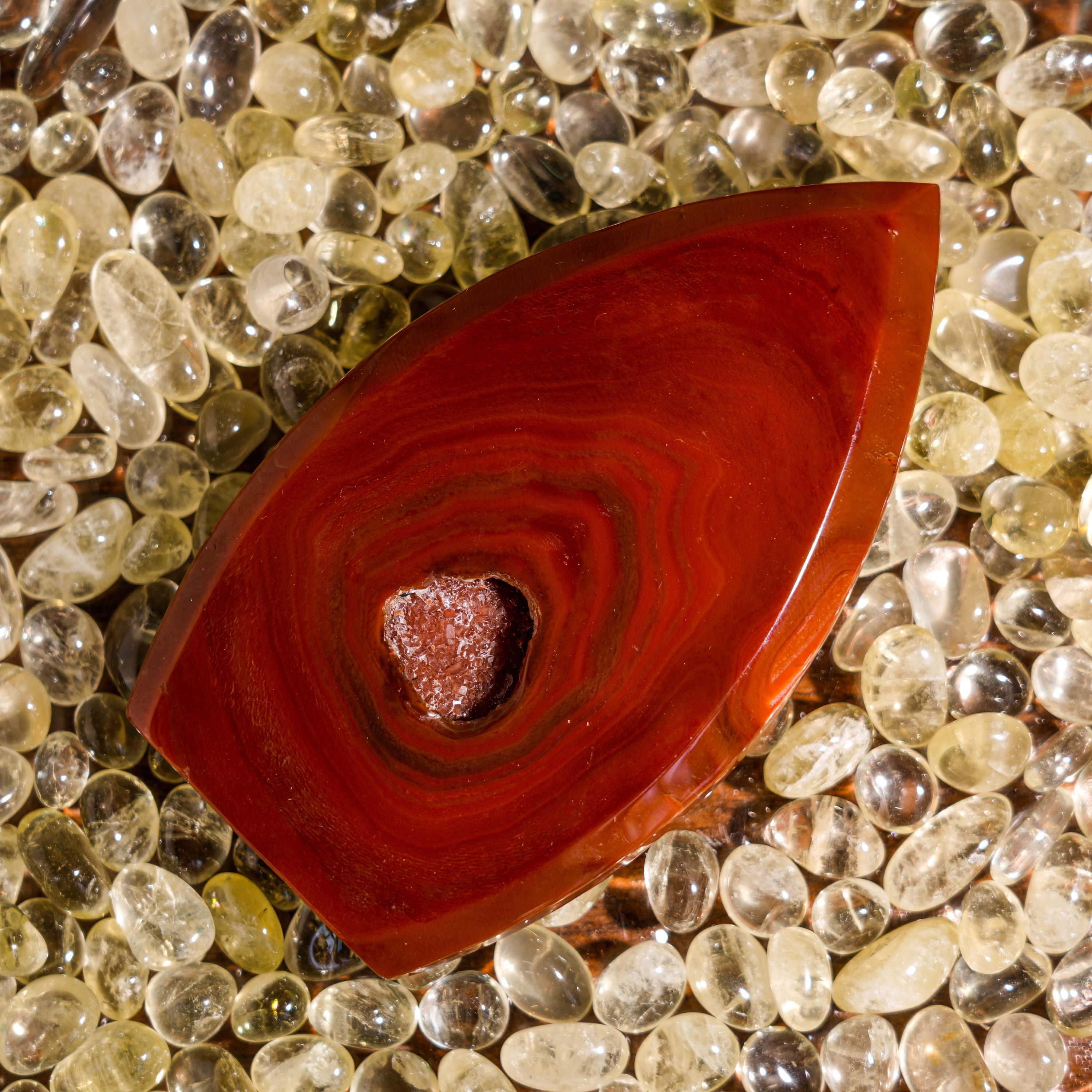 Carnelian Flame Freeform-Helmsman Crystal