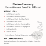 Chakra Harmony Crystal Set-Helmsman Crystal