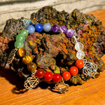 Chakra Harmony Crystal Set-Helmsman Crystal