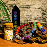 Chakra Harmony Crystal Set-Helmsman Crystal
