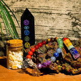 Chakra Harmony Crystal Set-Helmsman Crystal