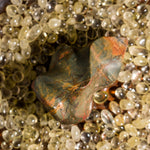 Cherry Creek Jasper Flame-Helmsman Crystal
