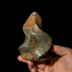 Cherry Creek Jasper Flame-Helmsman Crystal