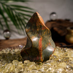 Cherry Creek Jasper Flame-Helmsman Crystal