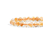 Citrine Bead Bracelet-Helmsman Crystal