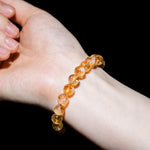 Citrine Bead Bracelet-Helmsman Crystal
