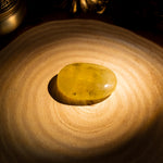 Citrine Palm Stone-Helmsman Crystal